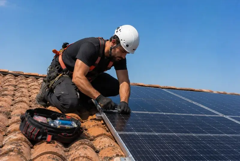 Maintenance et monitoring de panneaux solaires à Lampertsloch